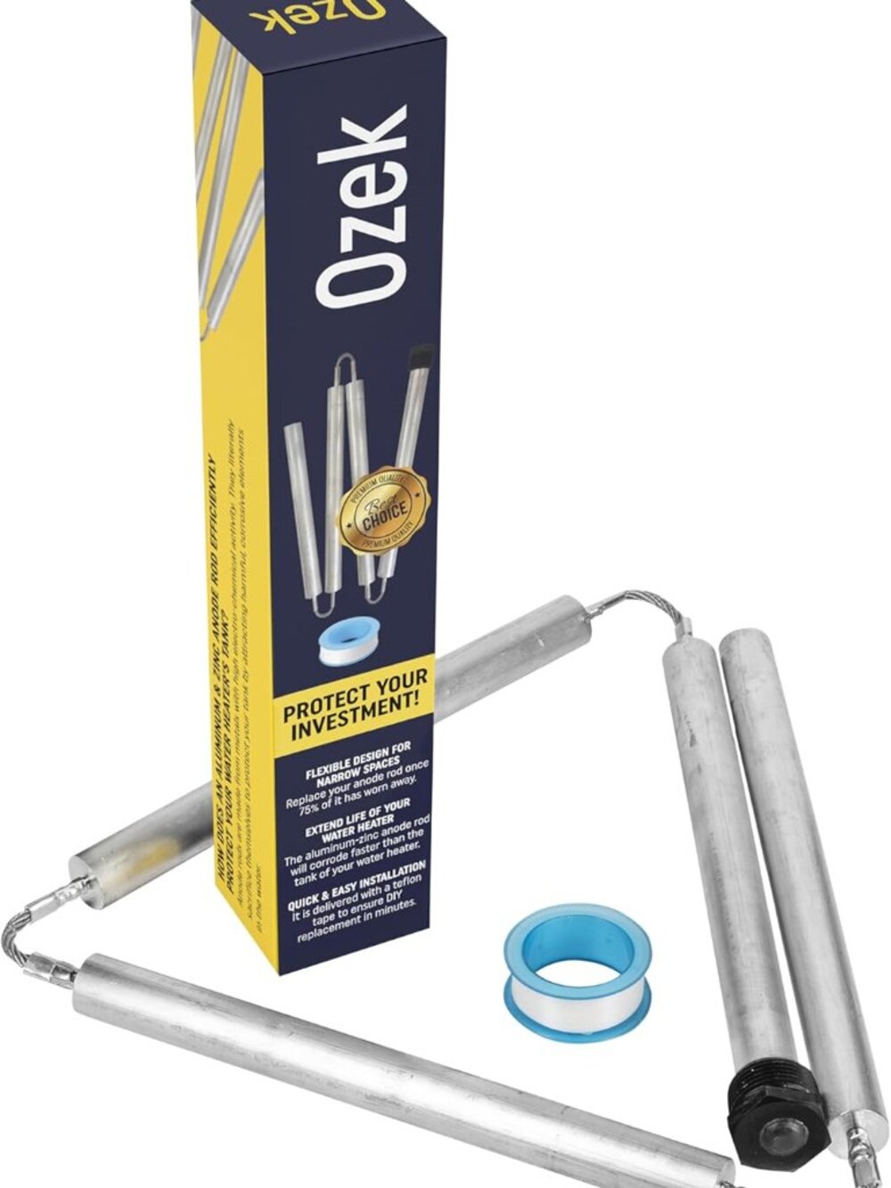 Water Heater Anode Rod - Aluminum Anode Rod for Hot Water Heater